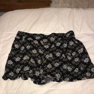 floral free people flowy shorts